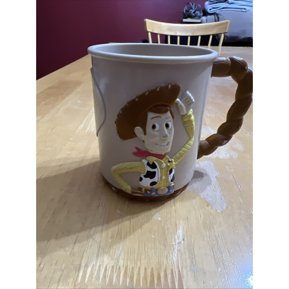 Disney Pixar Toy Story Woody Ocean Spray Plastic Drinking Cup, 1996 Vintage